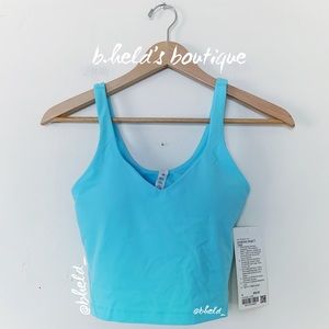 lululemon Align Tank Top in Cyan Blue (Sky Blue Pastel) Size 4 Brand New